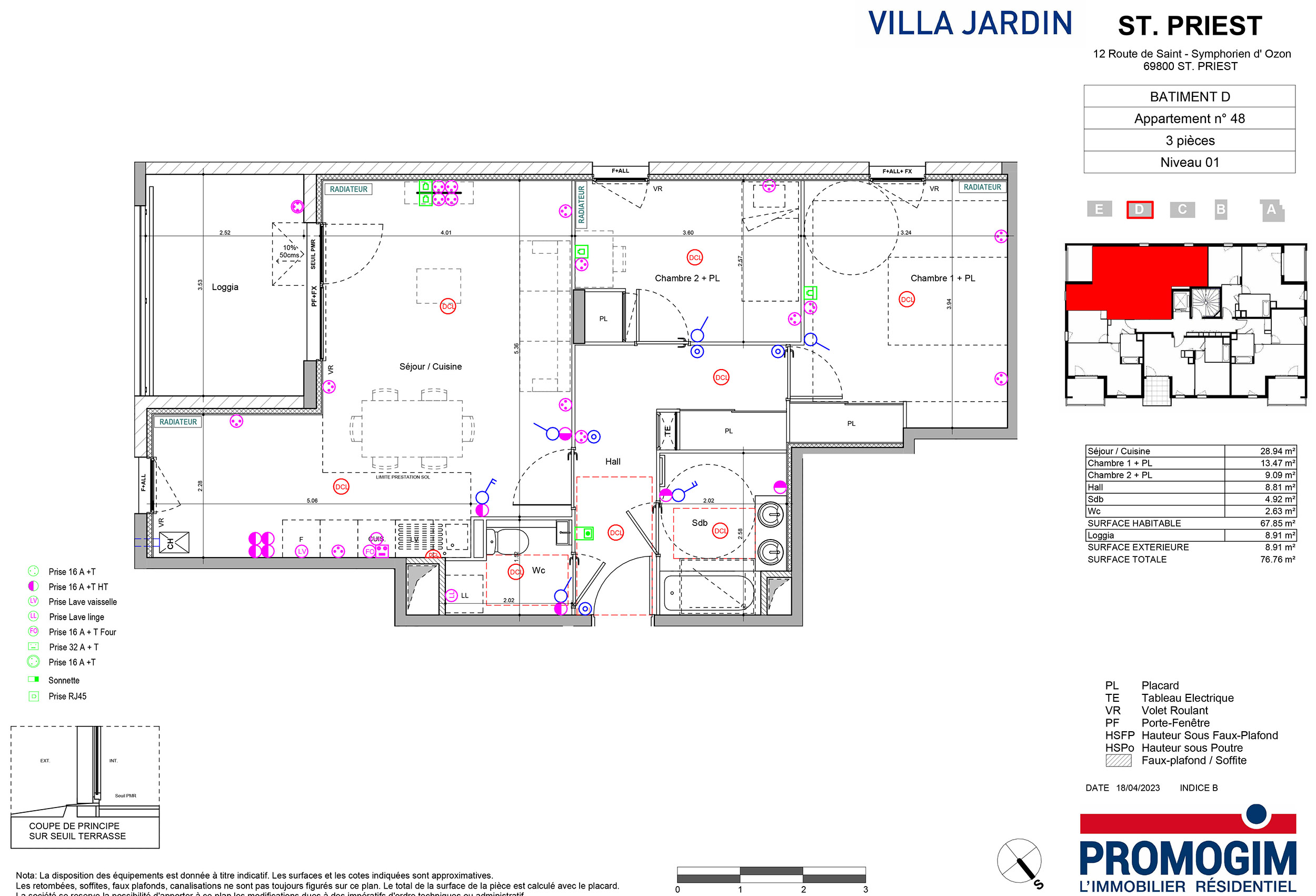 Saint-Priest - Villa Jardin - Lot 48