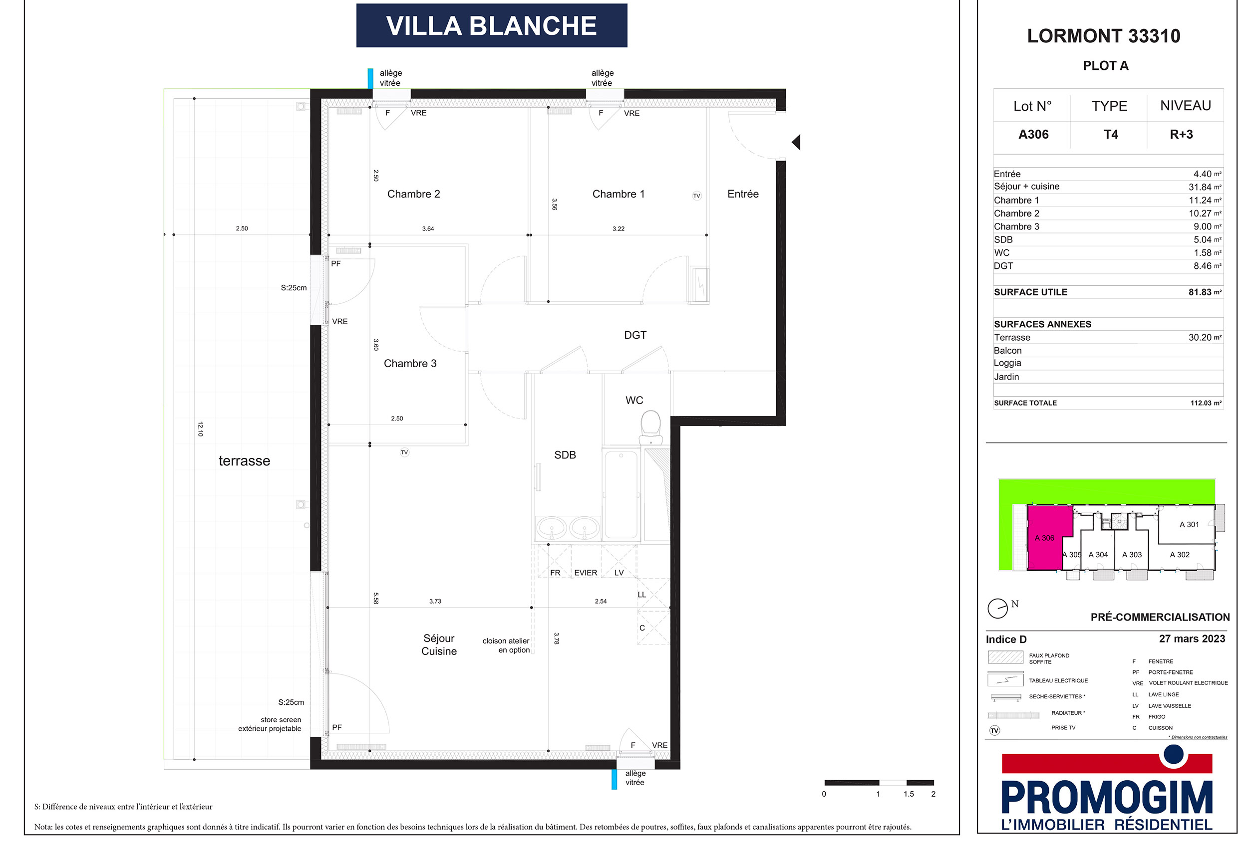 Lormont - Villa Blanche - Lot a306