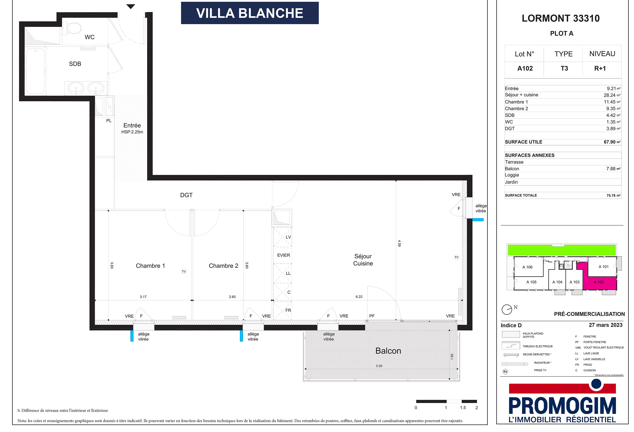Lormont - Villa Blanche - Lot a102
