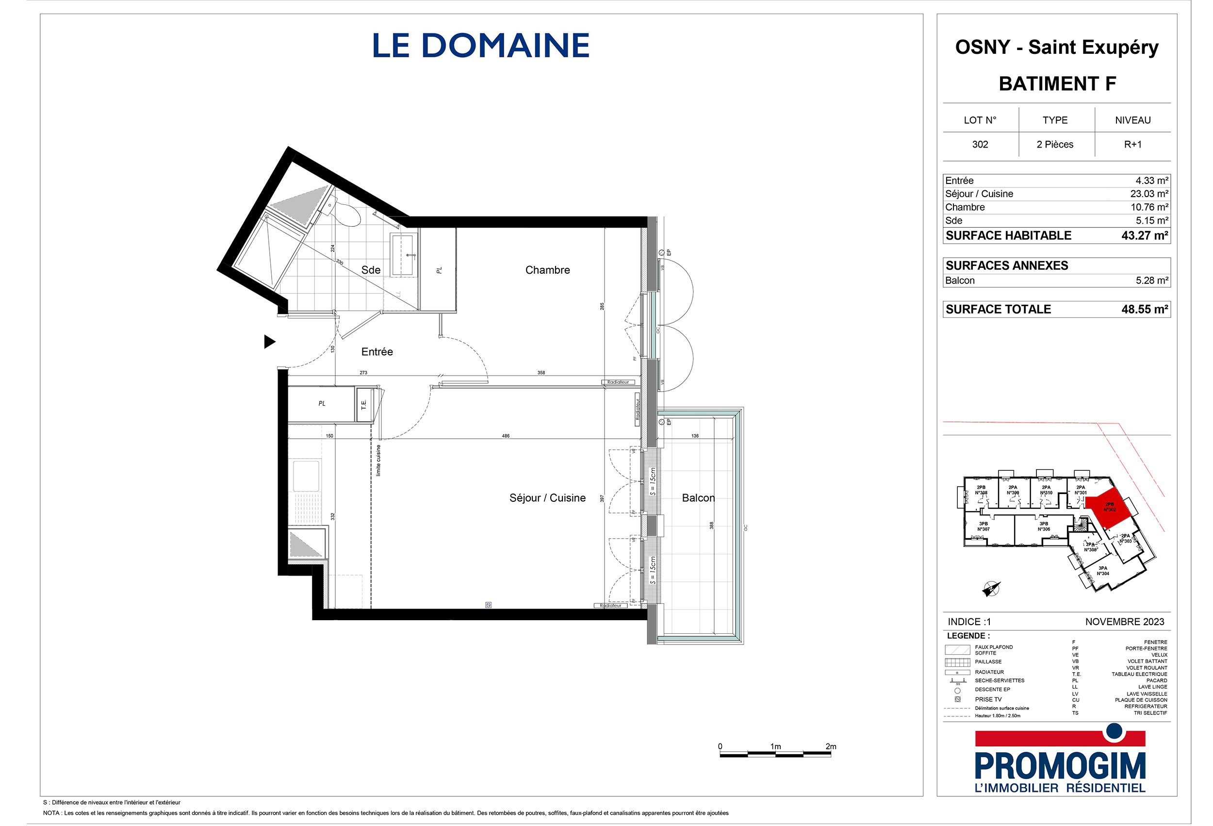Osny - Le Domaine - Lot f302