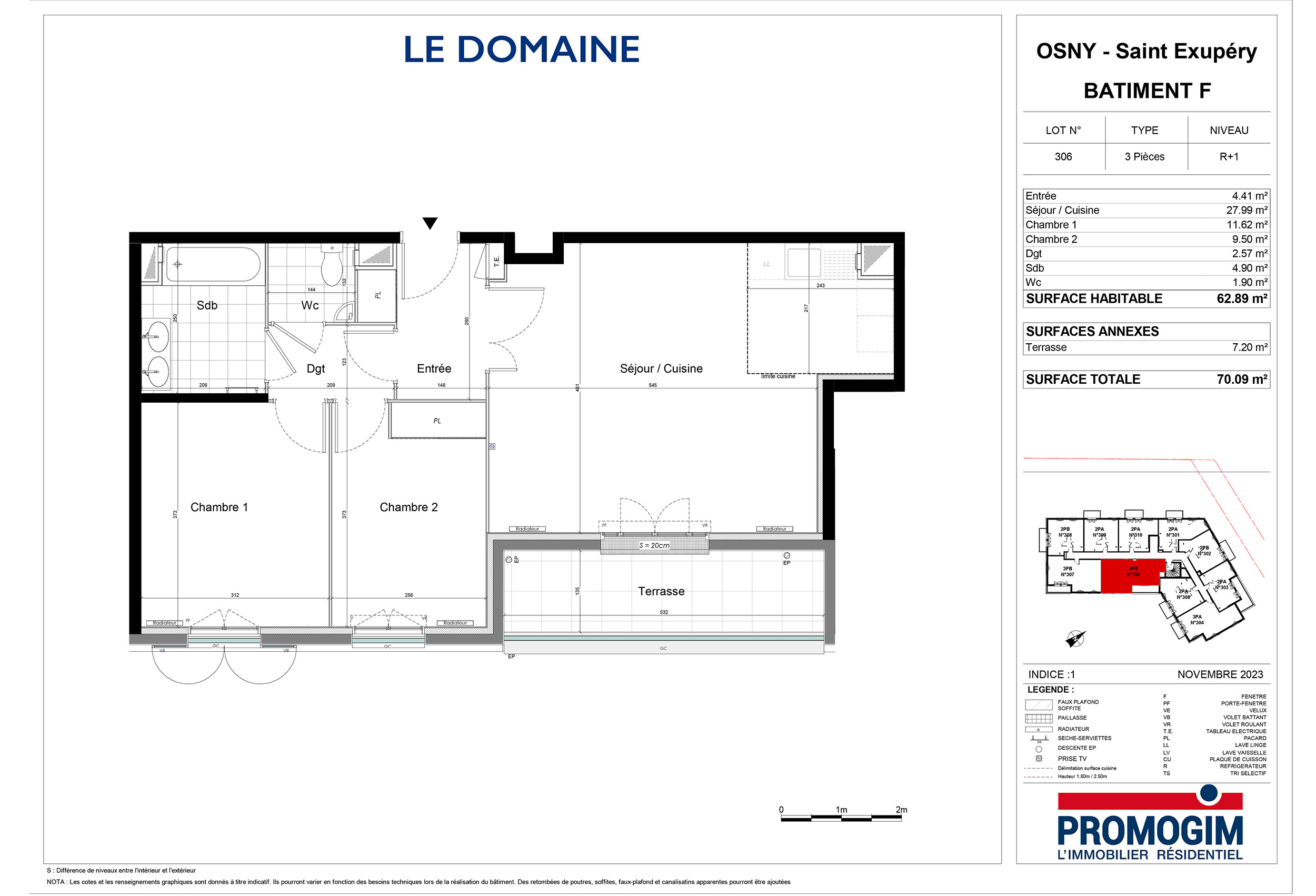 Osny - Le Domaine - Lot f306
