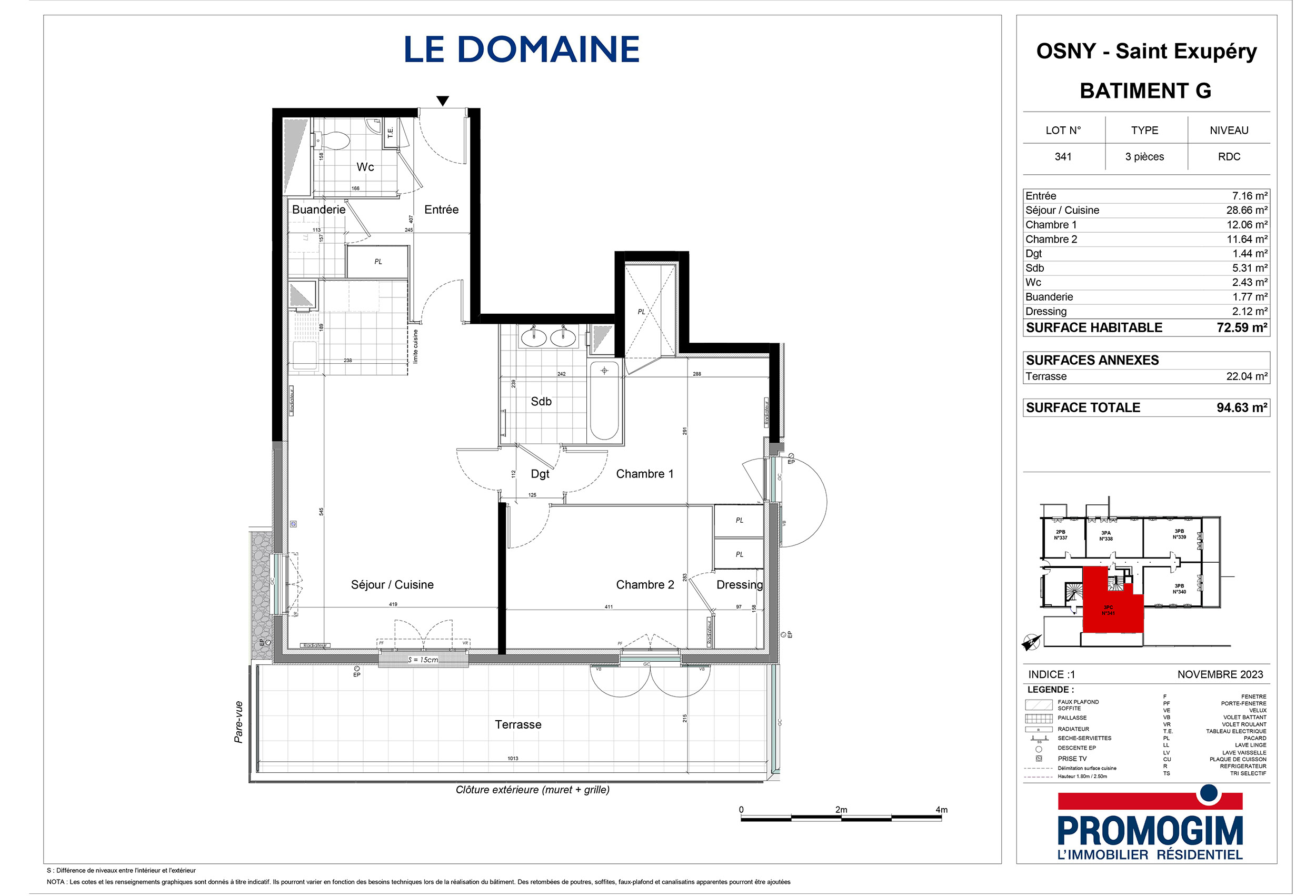 Osny - Le Domaine - Lot g341