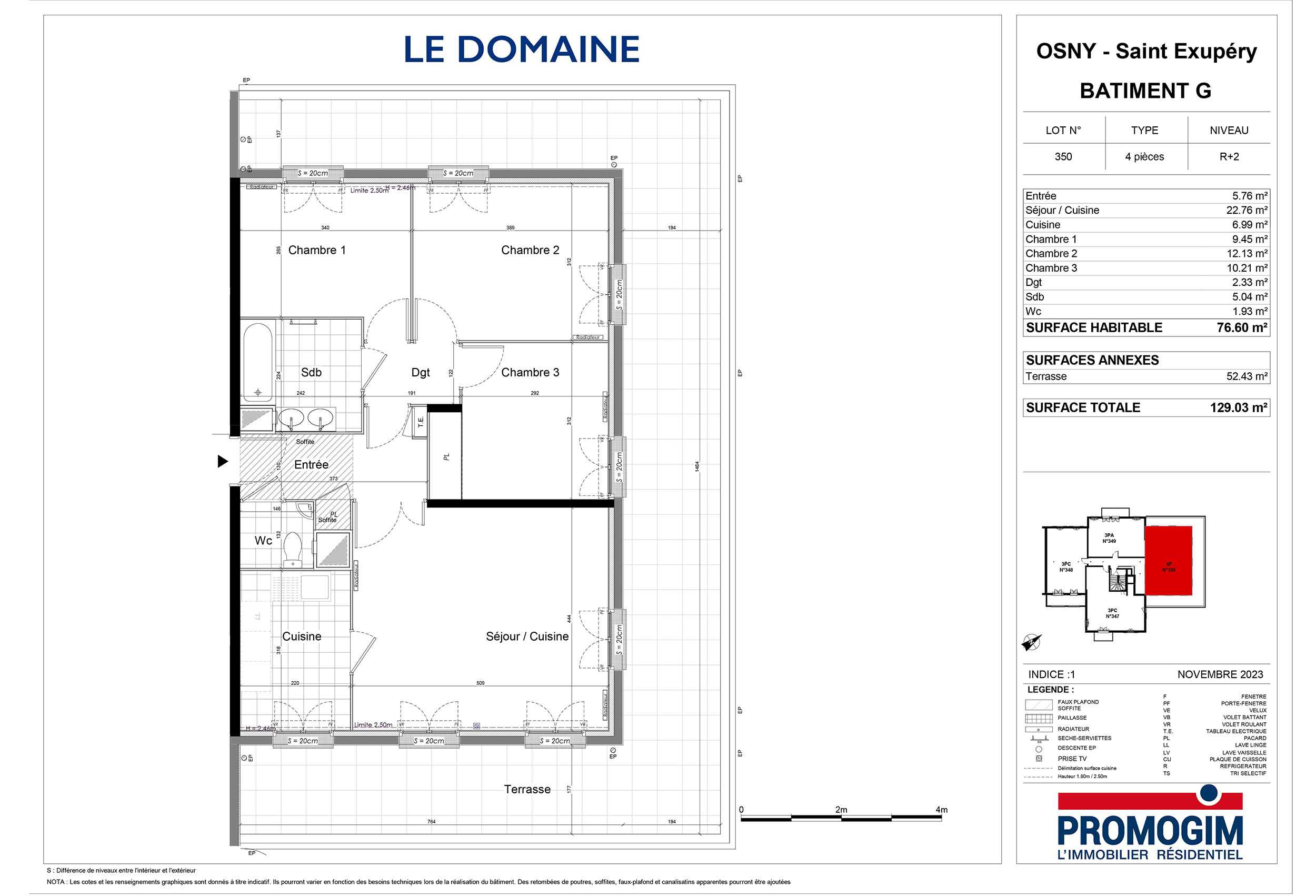 Osny - Le Domaine - Lot g350
