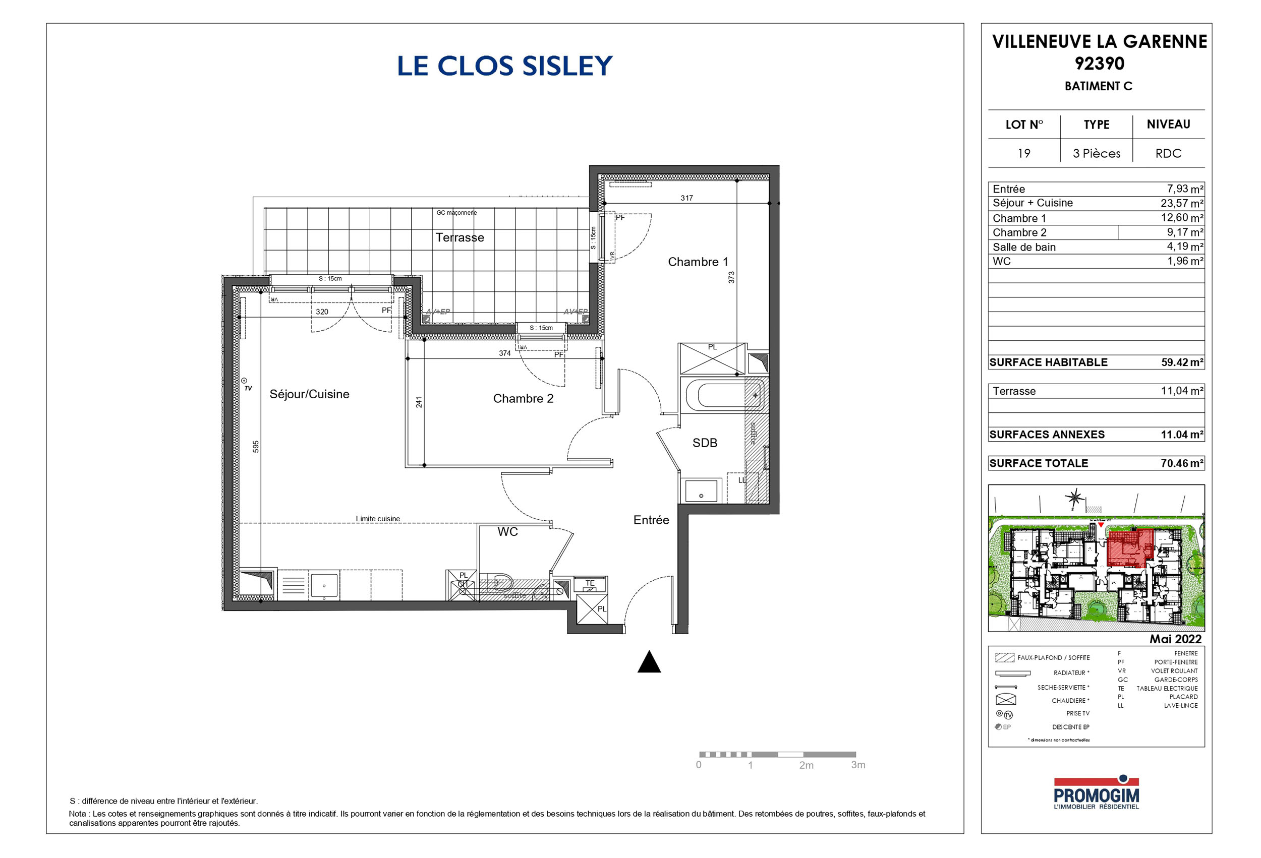 Villeneuve - Clos Sisley - Lot 19