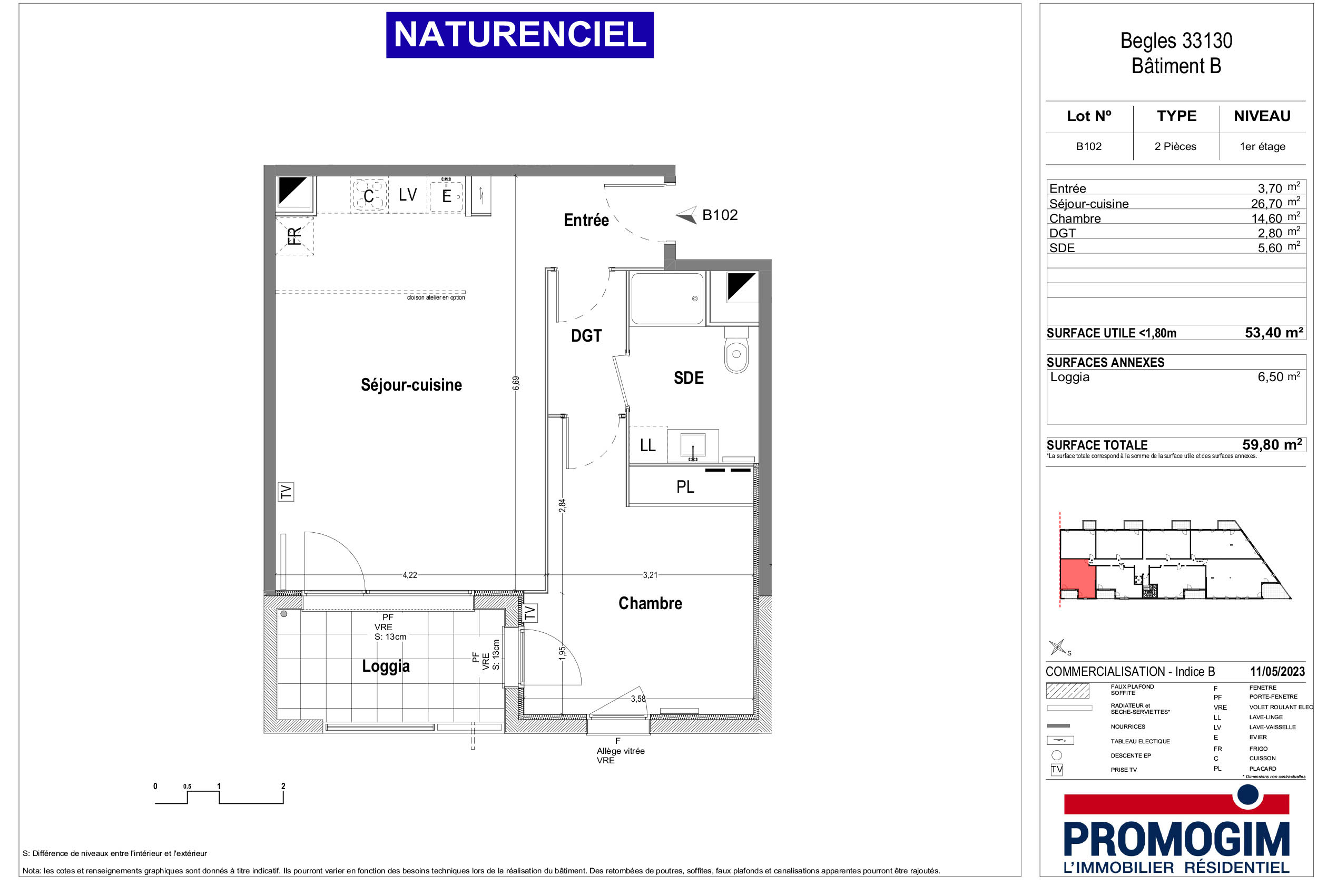 Begles - Naturenciel - Lot b102