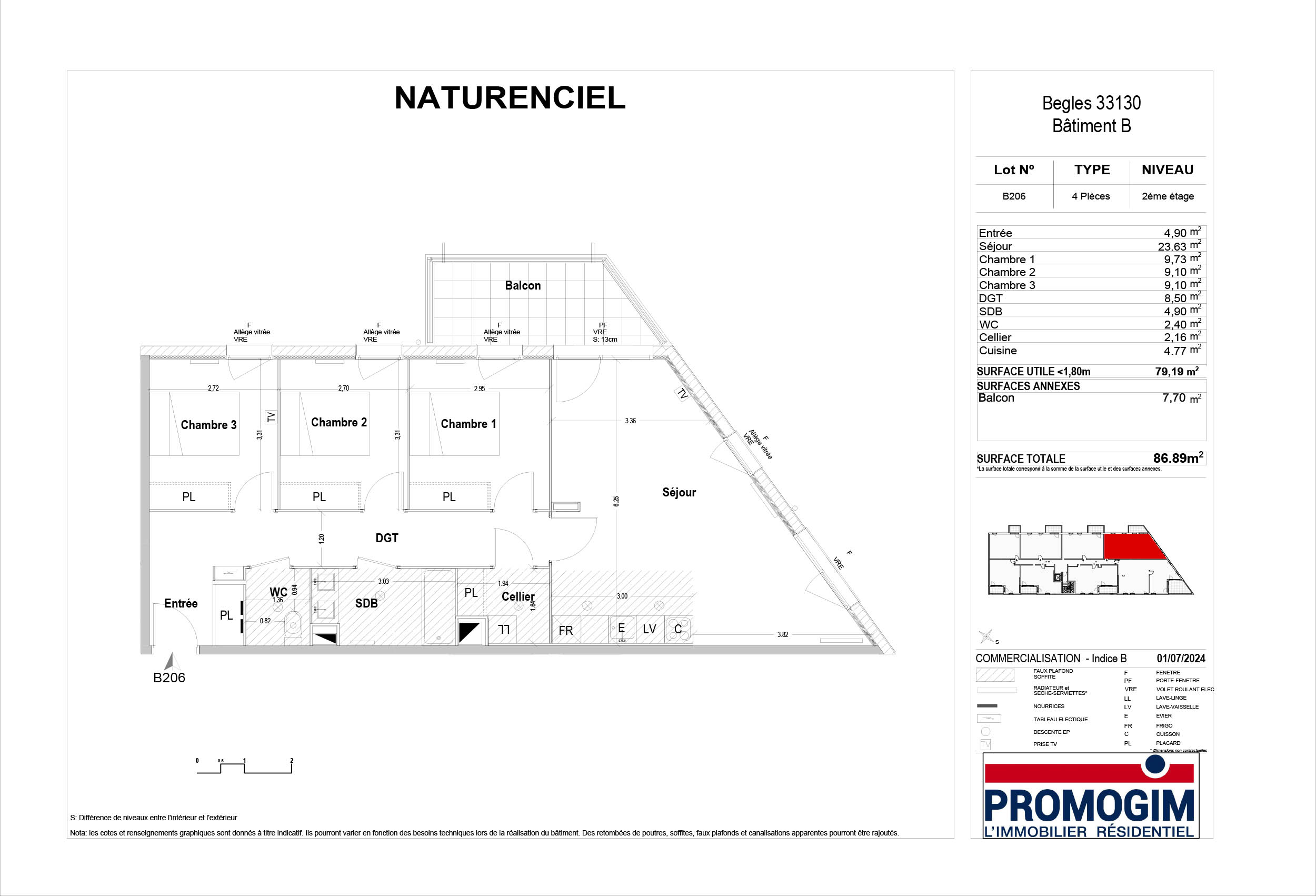 Begles - Naturenciel - Lot b206