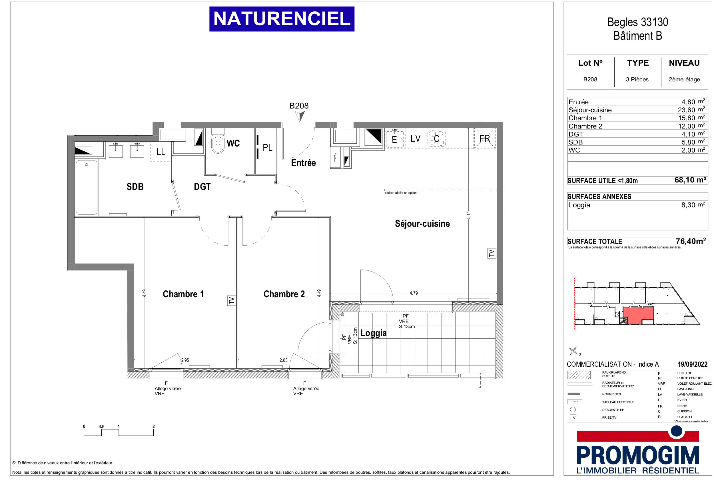 Begles - Naturenciel - Lot b208