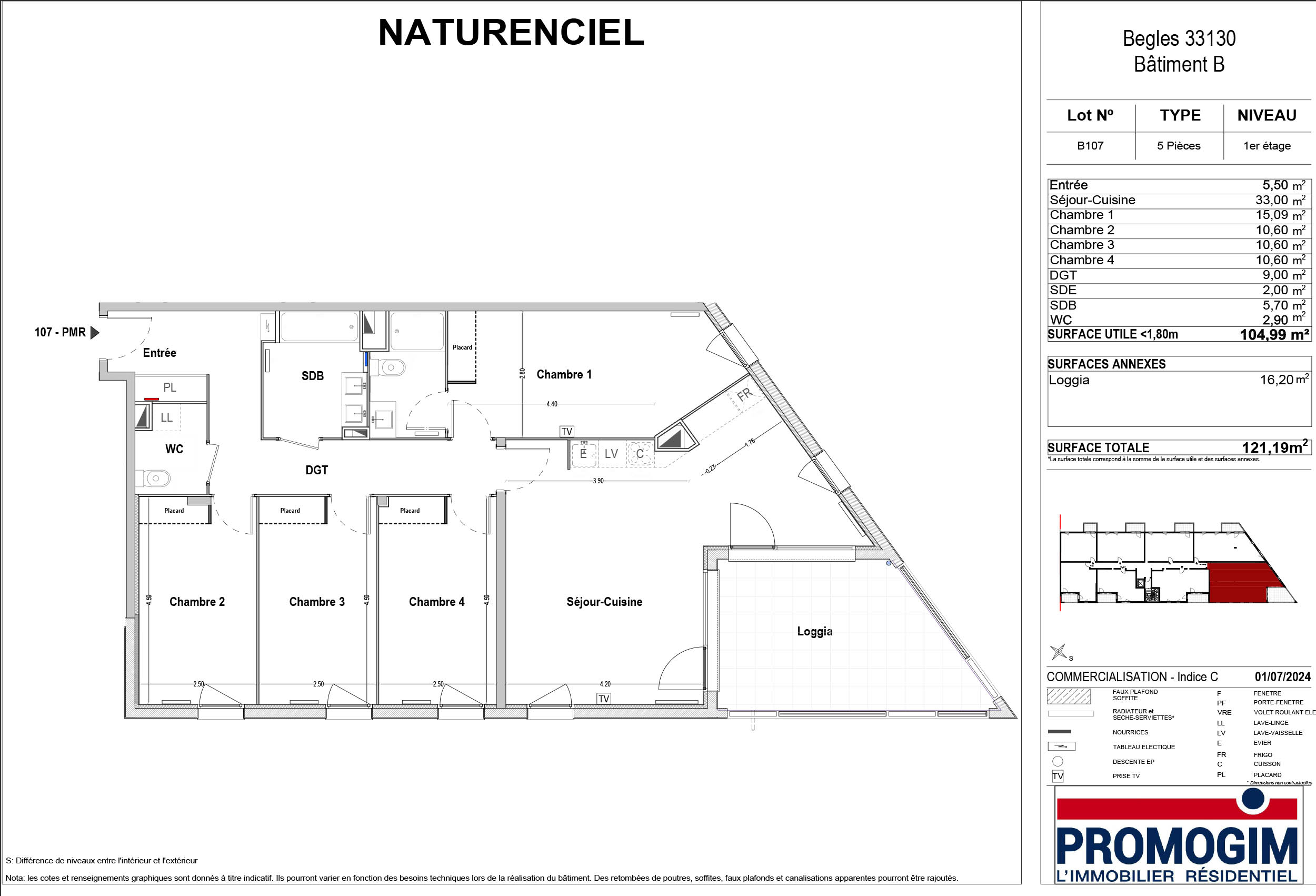 Begles - Naturenciel - Lot b107